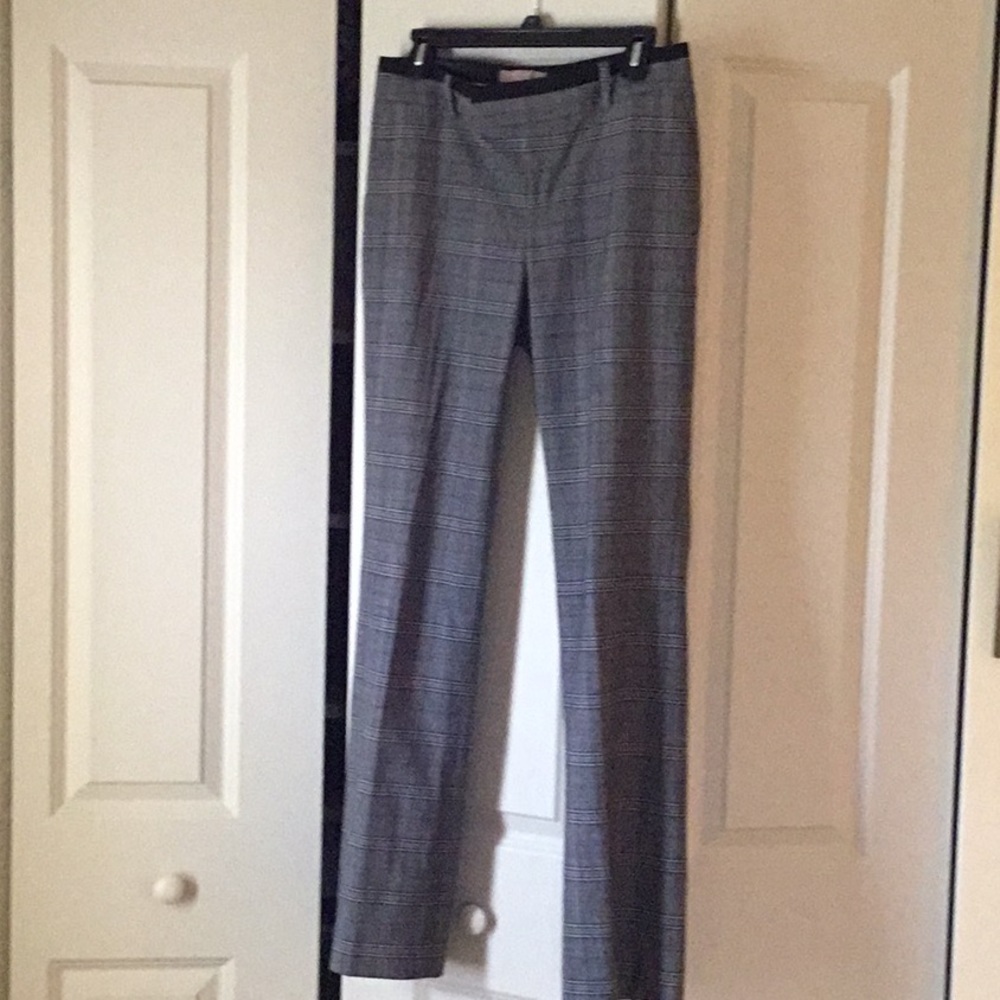 Black &gray plaid pant
